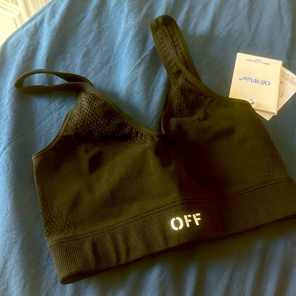 Off White Sports Bra - Picture 4 of 7